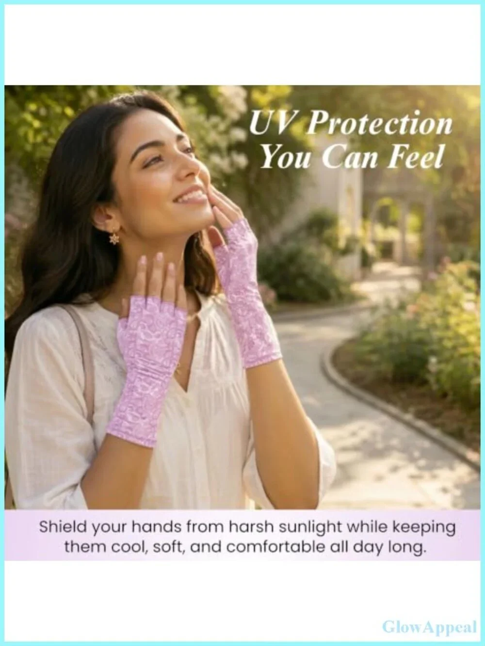 Fingerless Compression Gloves - UV Sun Protection, Driving, Typing